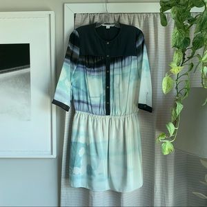 DVF Silk Multi Color Dress || Lined